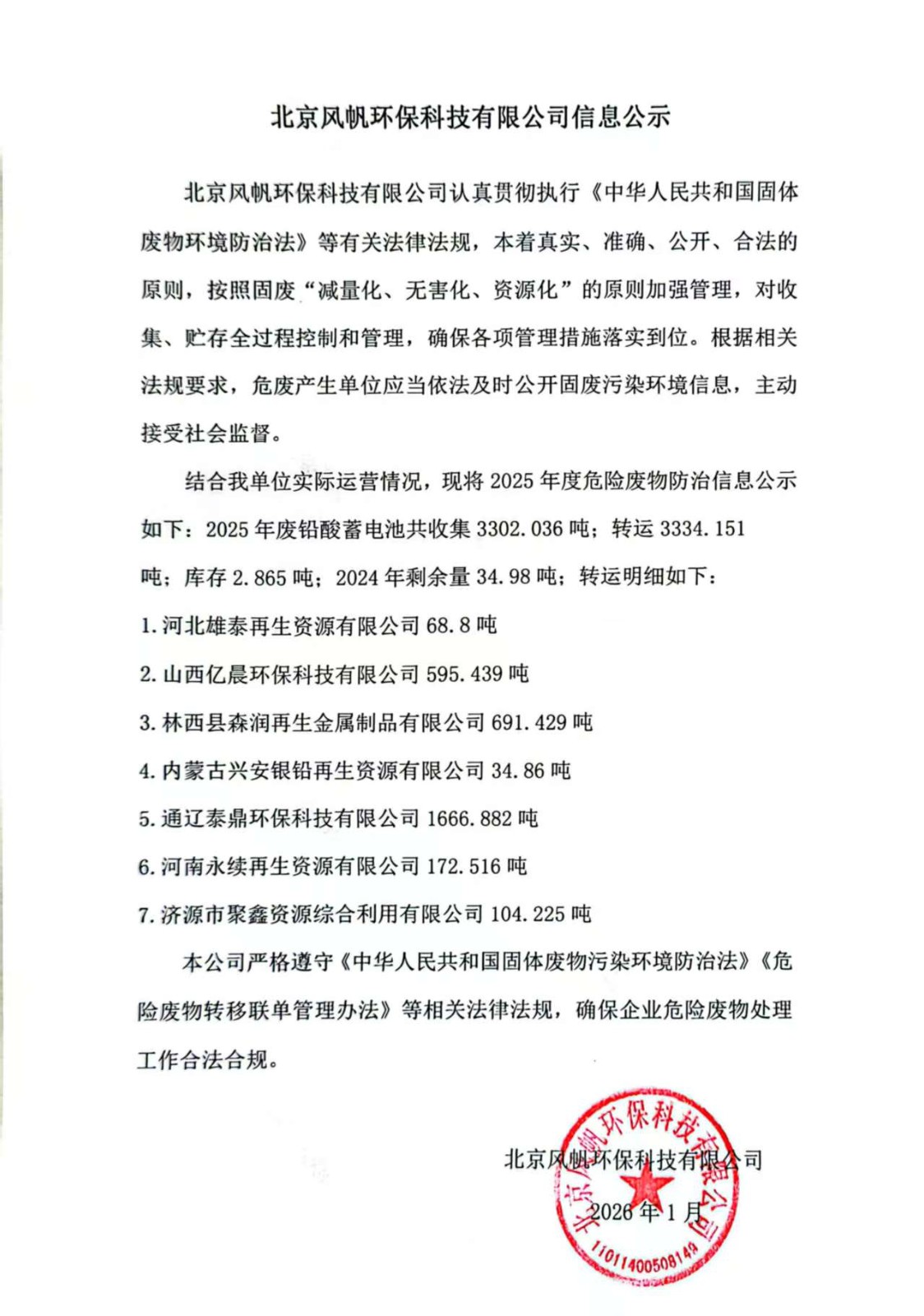 D:\我的文件\Downloads\北京風(fēng)帆環(huán)?？萍加邢薰?025年度危險(xiǎn)廢物信息公示.jpg